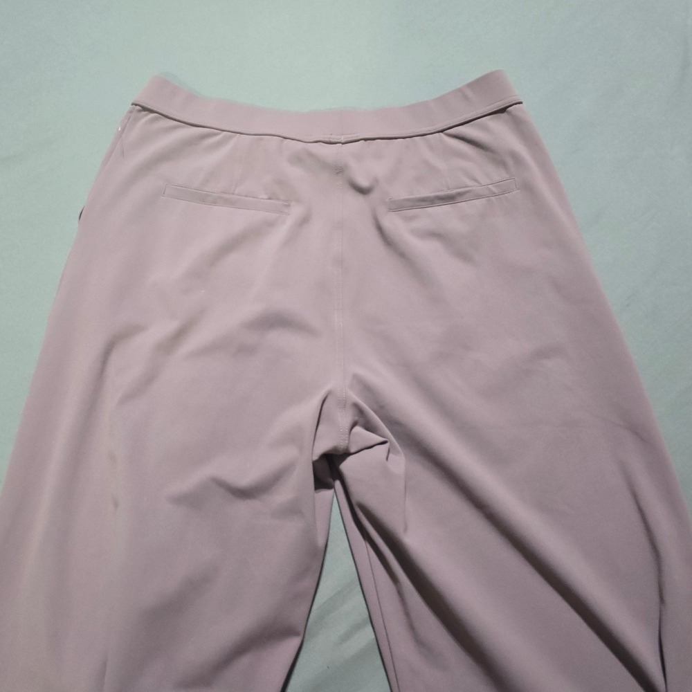 Halara Wide Leg Pants Womens XL Tall Mauve Pink High Waisted Pleated Trousers - Picture 5 of 6